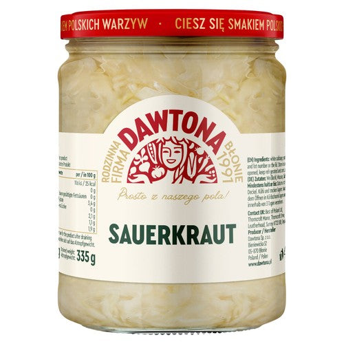 Dawtona sauerkraut jar, traditional recipe - British product