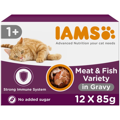 Iams Delights Adult Land  Sea Collection in Gravy Multipack