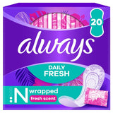 Always panty liners dailies scented 20 pack - British product