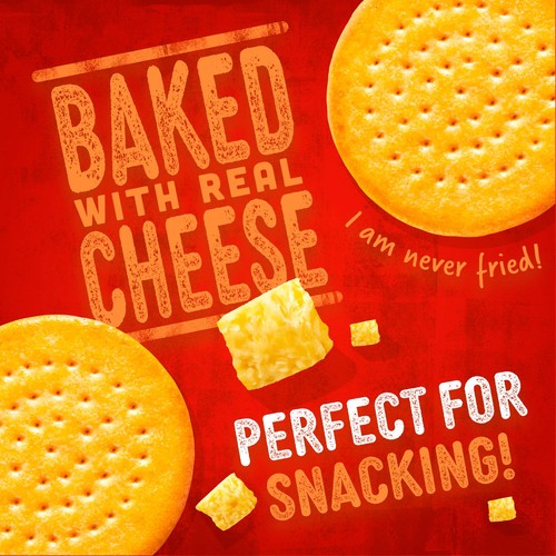 Jacob's Red Leicester flavour cheese biscuits 150g, UK version