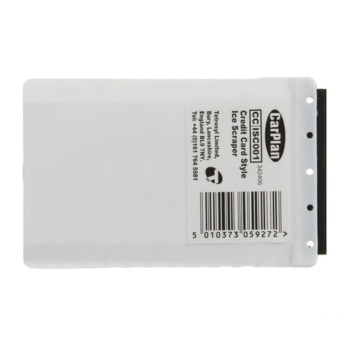 Tetrosyl Credit Card Ice Scraper for car windscreens - British product