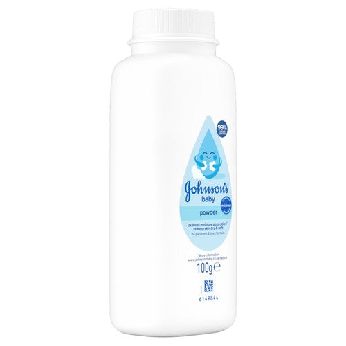Johnson's Baby natural cornstarch baby powder 100g, UK version