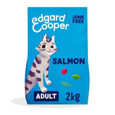 M&S Edgard & Cooper Cat Dry Food Adult Salmon Complete Cat Food 2kg- Buy online at McGrocer