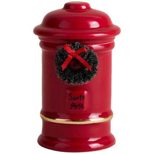 M&S MCC Post Box Candle, Red Mix