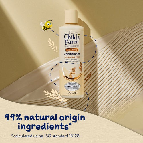 Childs Farm OatDerma Fragrance-Free children's conditioner 250ml - British product