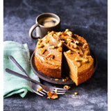 M&S Made Without Coffee Walnut Cake 390g, imported from the UK