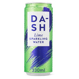 DASH Lime Infused Sparkling Water 12 x 330ml - British product