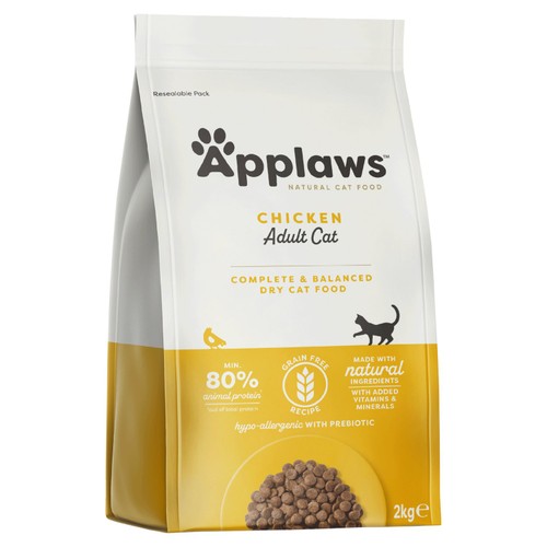 Grain-Free Dry Cat Food for Adult Cats with Chicken