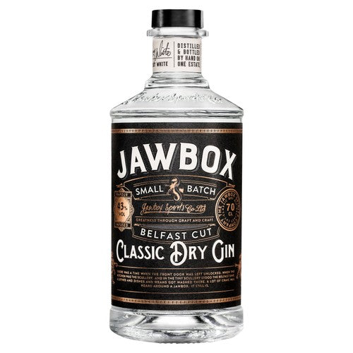 Jawbox Small Batch Gin 70cl, UK version