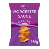 M&S Worcester sauce flavoured potato crisps 150g, imported from the UK