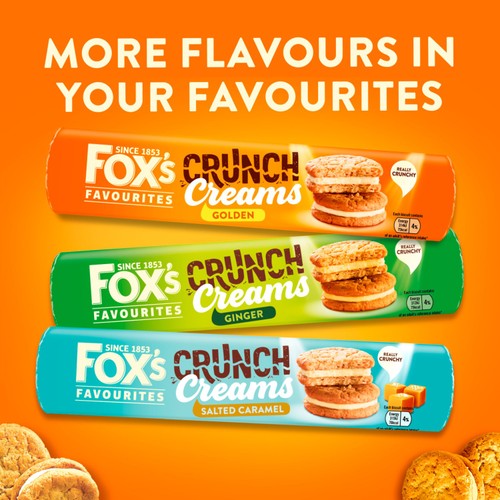 Fox's vanilla cream sandwich biscuits 200g, UK version