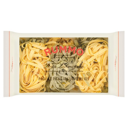Rummo Paglia e Fieno All'Uovo egg pasta 250g, imported from the UK
