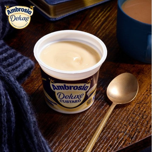 Ambrosia Deluxe Custard Madagascan Vanilla dessert pots 2 x 120g - British product
