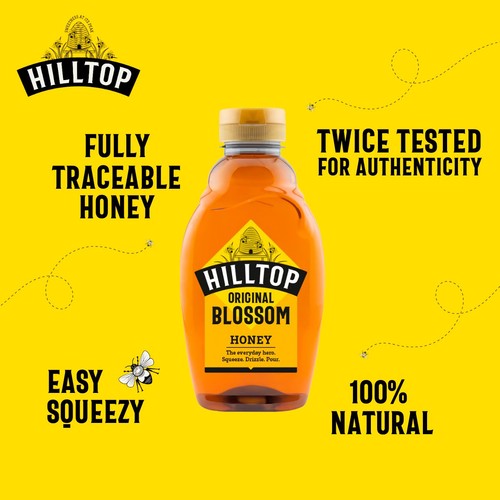 Hilltop Honey Blossom Squeezy 720g, UK version