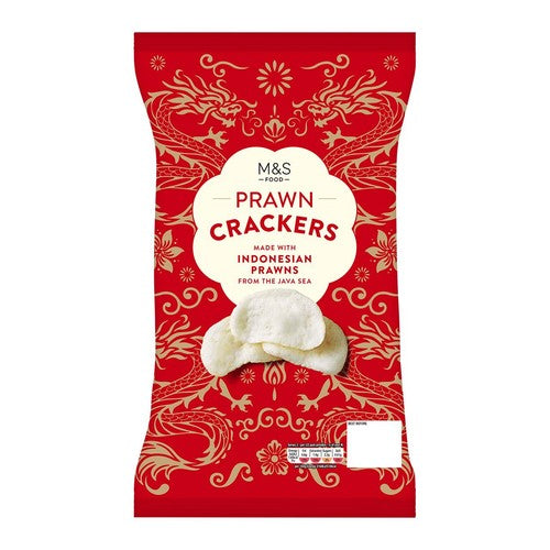 M&S prawn crackers 50g, imported from the UK