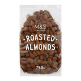 Marks & Spencer roasted almonds bag - British product
