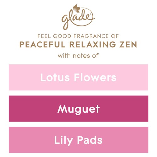 Glade Small Scented Candle, Relaxing Zen