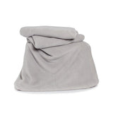 Deyongs silver fleece throw 140x180cm - British product