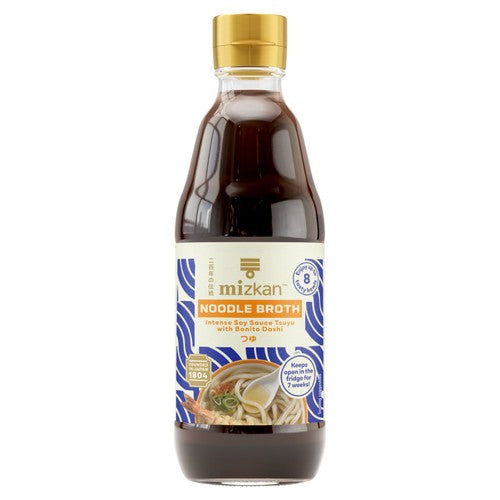 Mizkan noodle broth intense soy sauce tsuyu 360ml, UK version