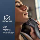 Philips Wet  Dry Electric Shaver Series 1000 with 4D Flex Heads