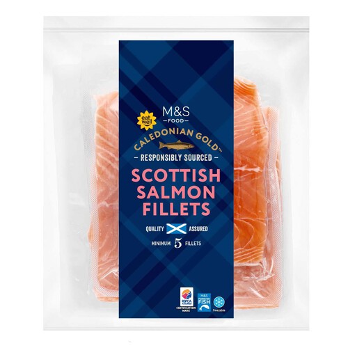 MS Scottish Skin On Salmon Fillets