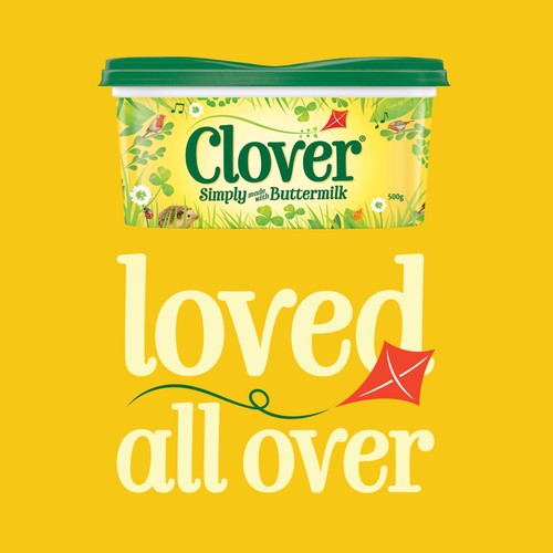 Clover spreadable butter 500g - British product