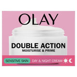 Olay double action sensitive day moisturiser cream, imported from the UK