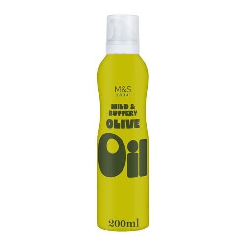 M&S mild buttery olive oil spray (British brand)