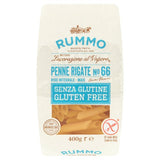 Rummo gluten free penne pasta, imported from the UK