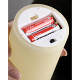 LED White & Cream Candle 10cm