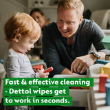 Dettol limescale bathroom cleaning wipes 25 per pack - British product