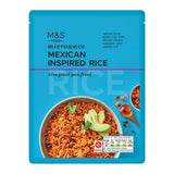 M&S Mexican Rice pouch with beans and peppers, imported from the UK