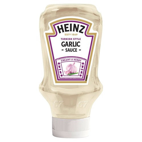Heinz Garlic Sauce Plastic Bottle 400ml - British product