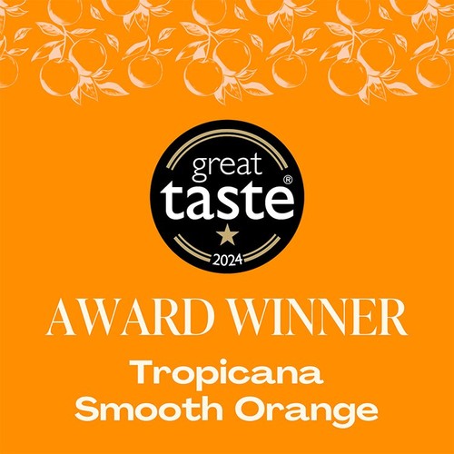 Tropicana smooth orange juice 4 x 250ml cartons (British brand)