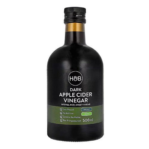 Holland & Barrett dark apple cider vinegar 500ml, UK version