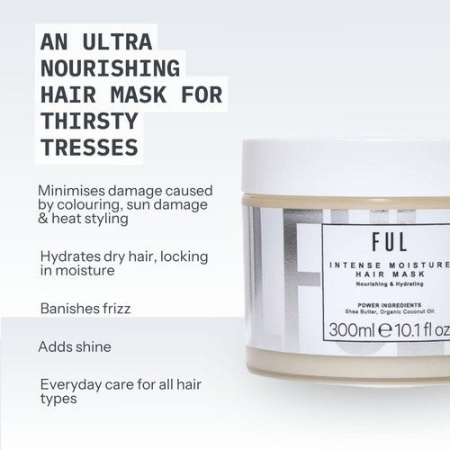 FUL Intense Moisture Hair Mask 300ml - British product