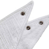 M&S Cotton Rich Dribble Bibs, White