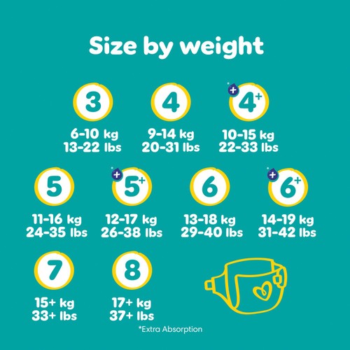 Pampers Baby-Dry nappies size 5 (11-16kg), imported from the UK