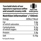 Starbucks Doubleshot Espresso Iced Coffee four pack (British brand)