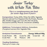 Lily's Kitchen Senior Dog Treats with turkey and white fish 70g, UK version