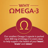 Seven Seas Omega-3 fish oil with vitamin D capsules 30 count (British brand)