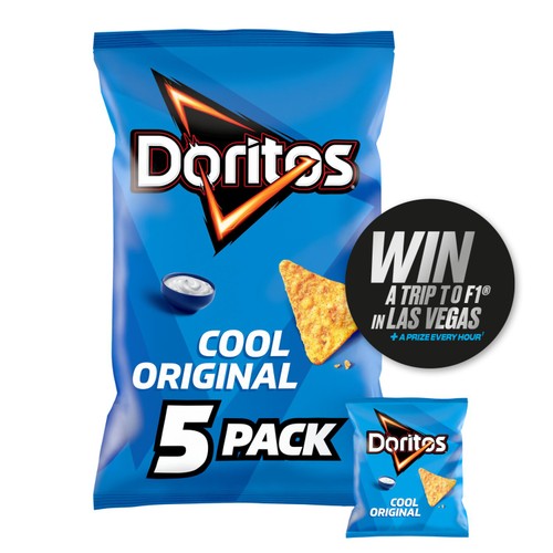 Doritos cool original tortilla chips 5 pack multipack - British product