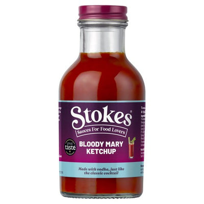 M&S Stokes Bloody Mary Ketchup with Vodka Tomato Ketchup 300g- Buy online at McGrocer
