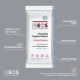 INEOS alcohol-based sanitising wipes 15 per pack, UK version