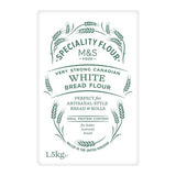 M&S Canadian Very Strong White Bread Flour 1.5kg, imported from the UK