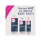Veet wax strips for face normal skin 20 strips (British brand)