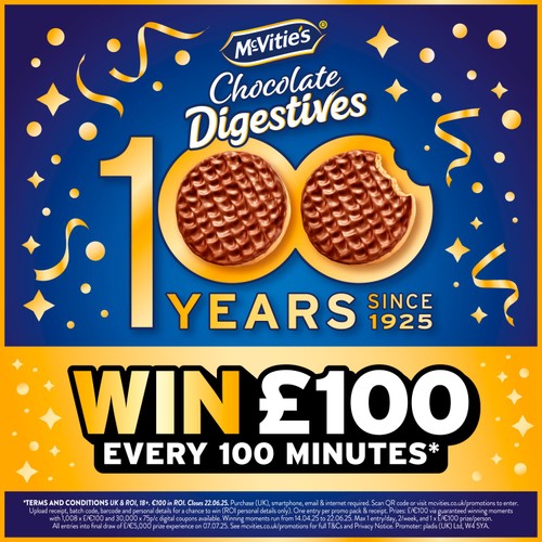 McVitie's milk chocolate digestives with caramel biscuits 250g, imported from the UK
