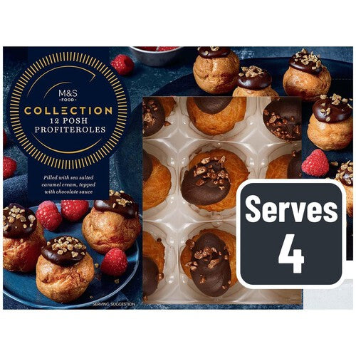 M&S Collection 12 Posh Profiteroles