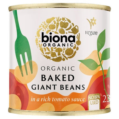 M&S Biona Organic Giant Baked Beans British Style 230g- Buy online at McGrocer