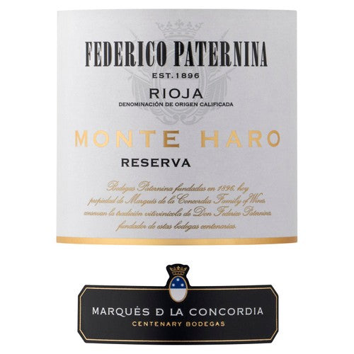 Federico Paternina Monte Haro Rioja Reserva red wine 75cl - British product